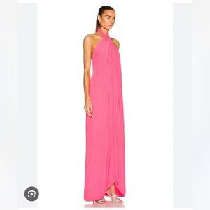 A.L.C Rio Gathered Halter Dress